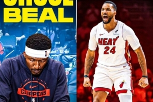 美媒扎船：热火得到了全明星级别的鲍威尔 而快船选择了比尔